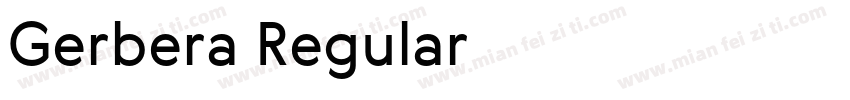 Gerbera Regular字体转换